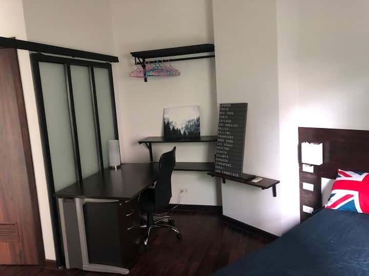 Workspace evidence from The Club House Residence. cozy spacious apartment.