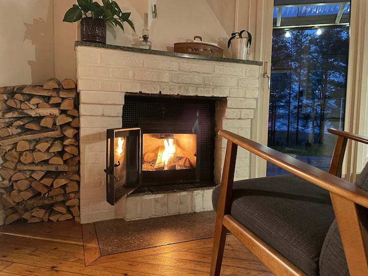 Ბუხარი ლაუნჯში.