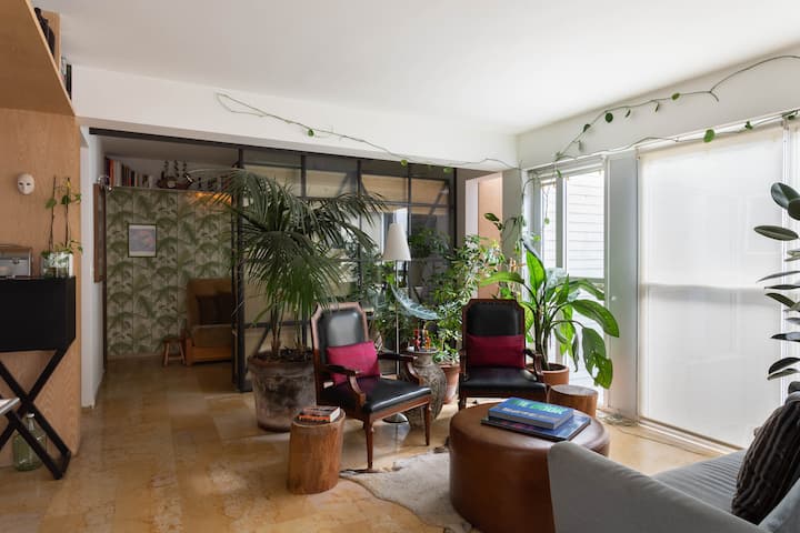Sunny And Leafy Terrace, 2-level Apartment, 3 Beds - Meksyk