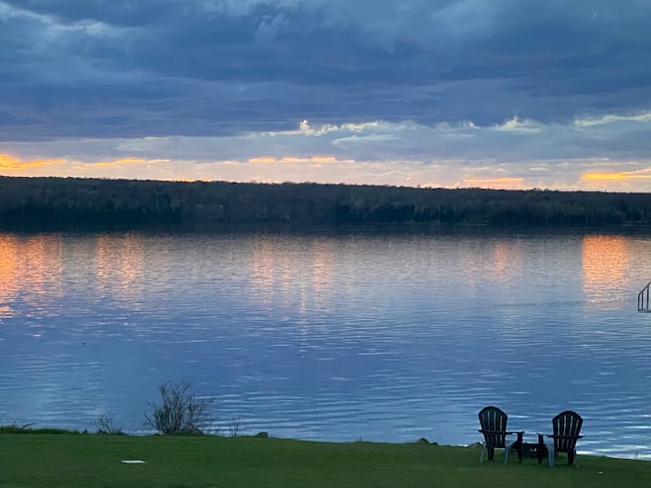 Luxury log home on Lake Superior Cabins for Rent in Skanee, Michigan