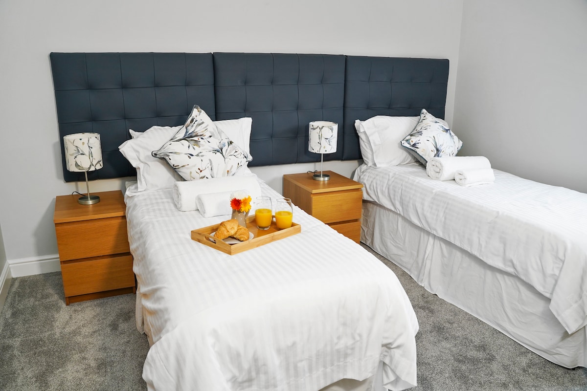 Op trendy eigentijdse inrichting