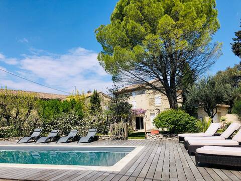 Stone house with pool in Drôme Provençale