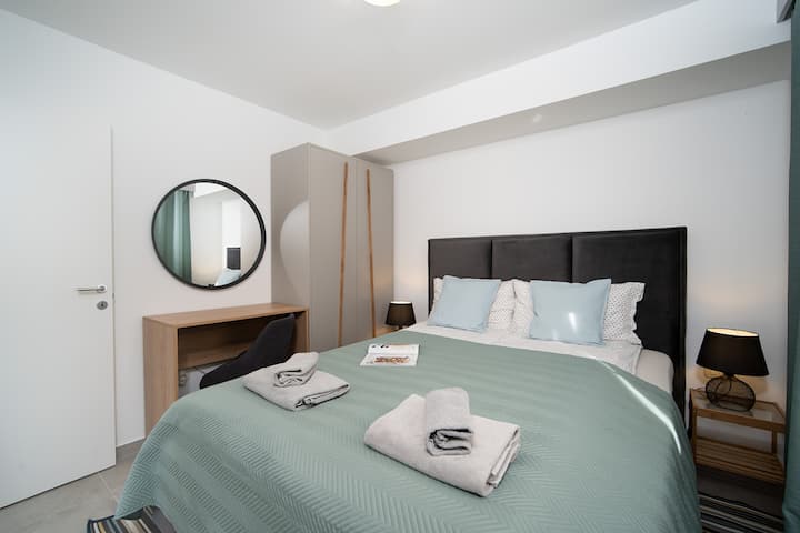 Spálňa 1  apartmány Palma Rabac AP.3