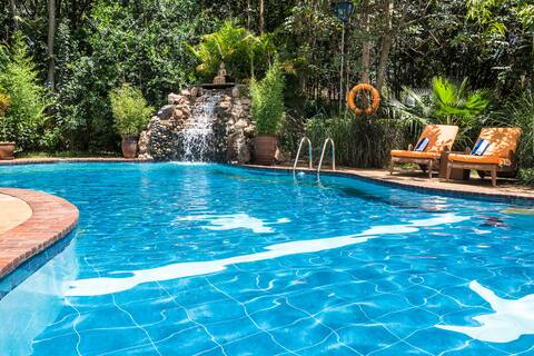 The Jungle Oasis Duplex with heated pool