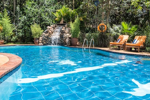 The Jungle Oasis Duplex with heated pool
