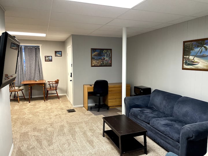 Encantadora suite renovada en el centro de Wausa Hoteles en renta en