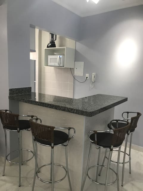 Lovely Gonzaga beach apartment in Santos