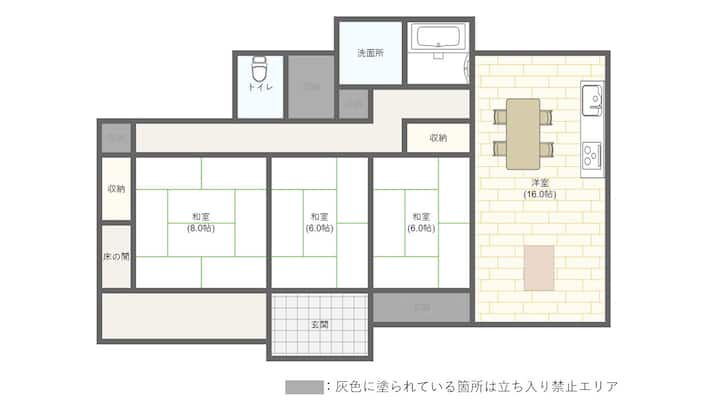 【古民家一軒貸切】Bbqセット貸出中！まなかの隠れ家　Wifi有, 静かな環境, 駐車場6台程度 - 栃木県