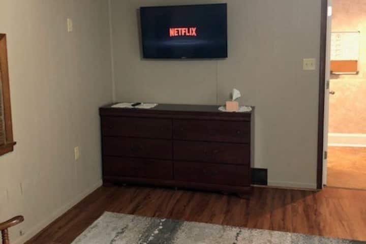 Smart TV in master bedroom