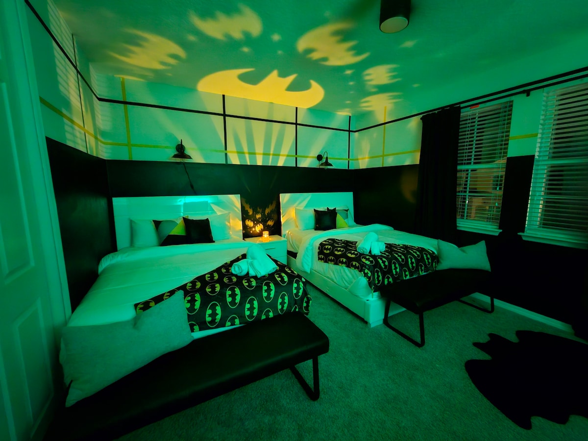 超酷的夜灯，适合我们的蝙蝠侠英雄！