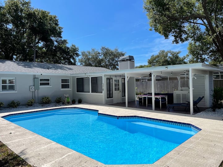 Tropical Luxury Pool House Largo Clearwater Beach Houses for Rent in