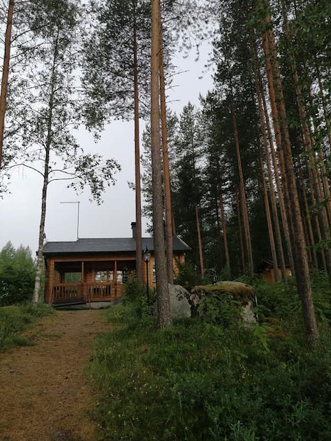 Log cabin on Pielinen Beach in Juuka