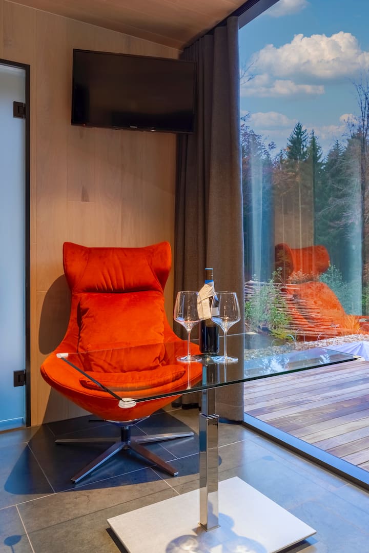 Verspiegeltes Tiny House Im Wald - Haus Morgentau - Bavaria