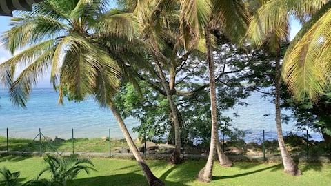 Large cozy studio with sea view, swimming pool and beach