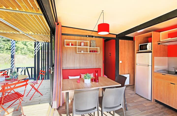 Chalet Evasion Vista | Huttopia Meursault - Meursault