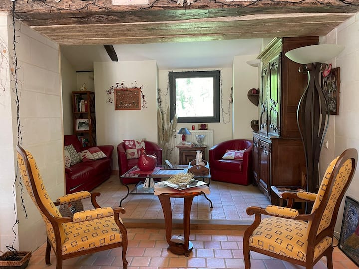 Maison De Campagne Avec Piscine Intérieure - La Flèche