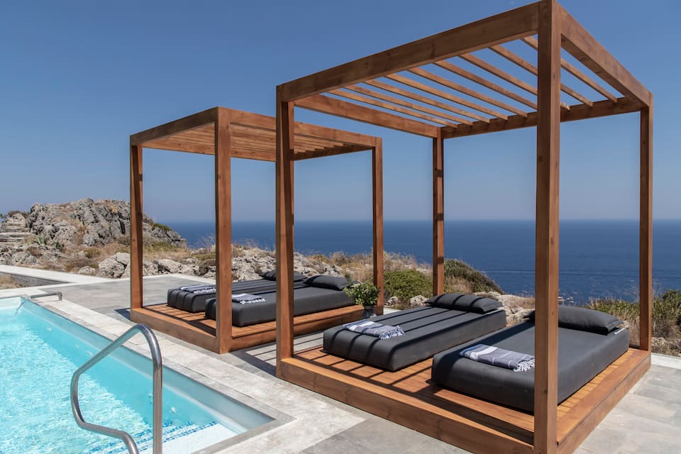 Noura Villa, on the cliffs above Anthony Quinn Bay, Faliraki, Rhodes, Greece, photo 3 of 10