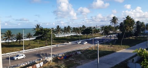 Popular Airbnb listing: Air-conditioned beachfront apartment with pool-Intermares in Cabedelo