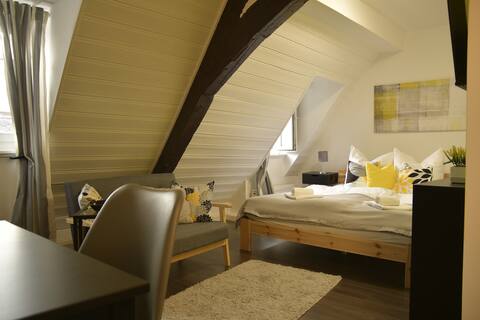 Stylish old building apartment, apartment > Exit & time <