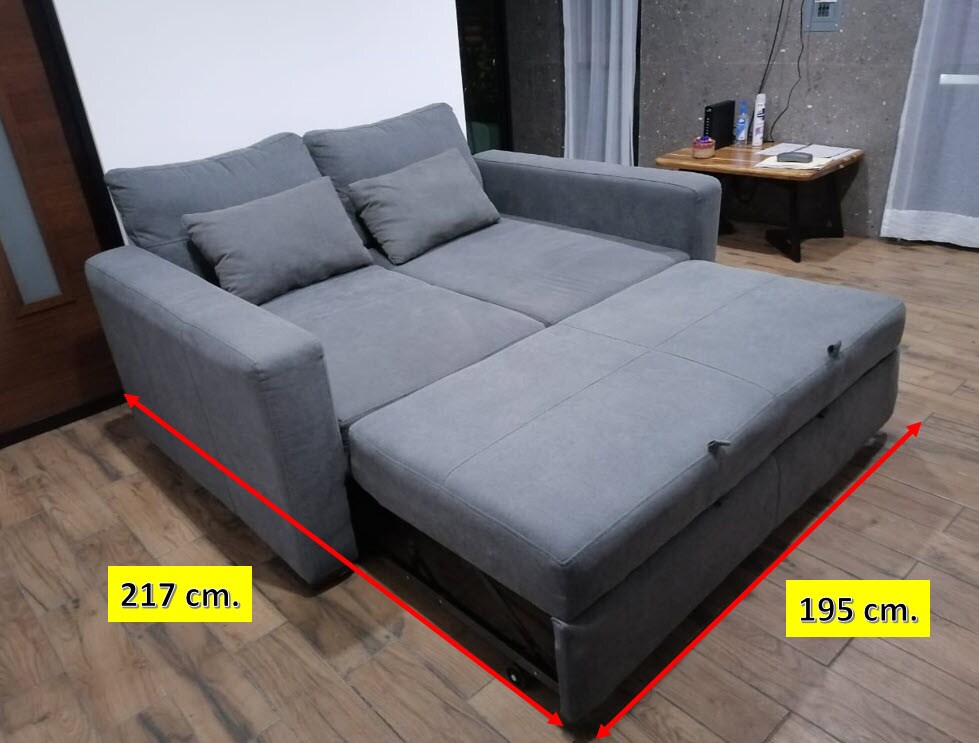 Кауч на спуштање со брачен кревет (широк 180