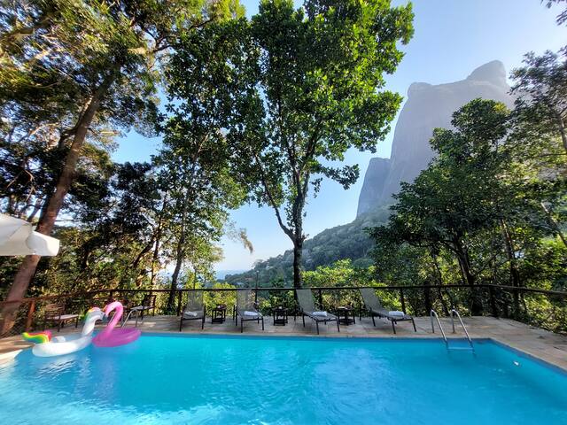 Three Flat Combo: Private use of Pool & BBQ Grill