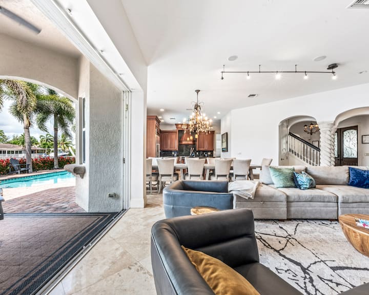 7bdr Spa+heated Pool. Waterfront Mansion 6 M Beach - Fort Lauderdale, FL
