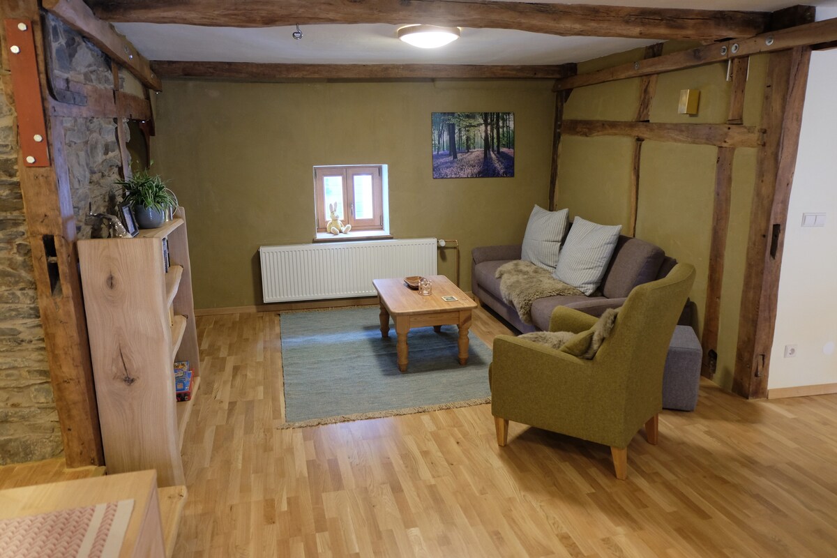 Successful Airbnb property: Apartment with half-timbered charm @ Haus An der Rur in Monschau