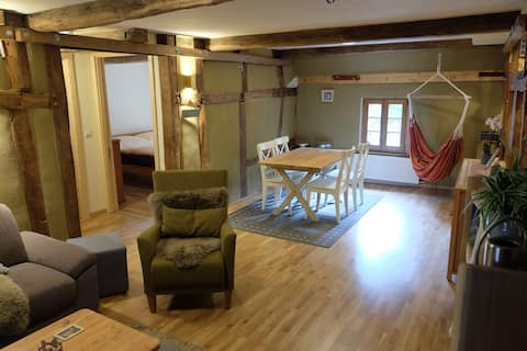 Successful Airbnb property: Apartment with half-timbered charm @ Haus An der Rur in Monschau