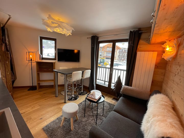 Beau Studio Avec Coin Montagne, Esprit Refuge - Le Monêtier-les-Bains