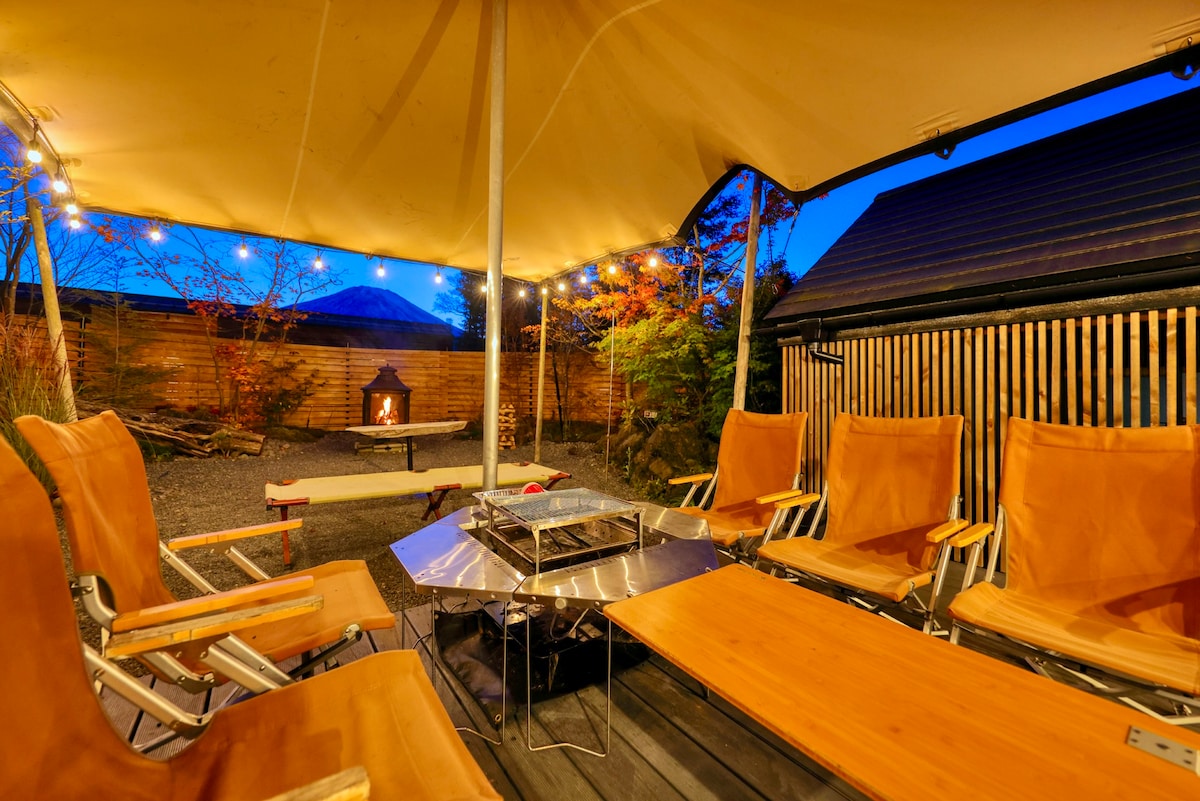 shinshin room❤️　1207 Vintage Cabin01/Stretchtent/Panoramic Fuji scenery - Cabins for