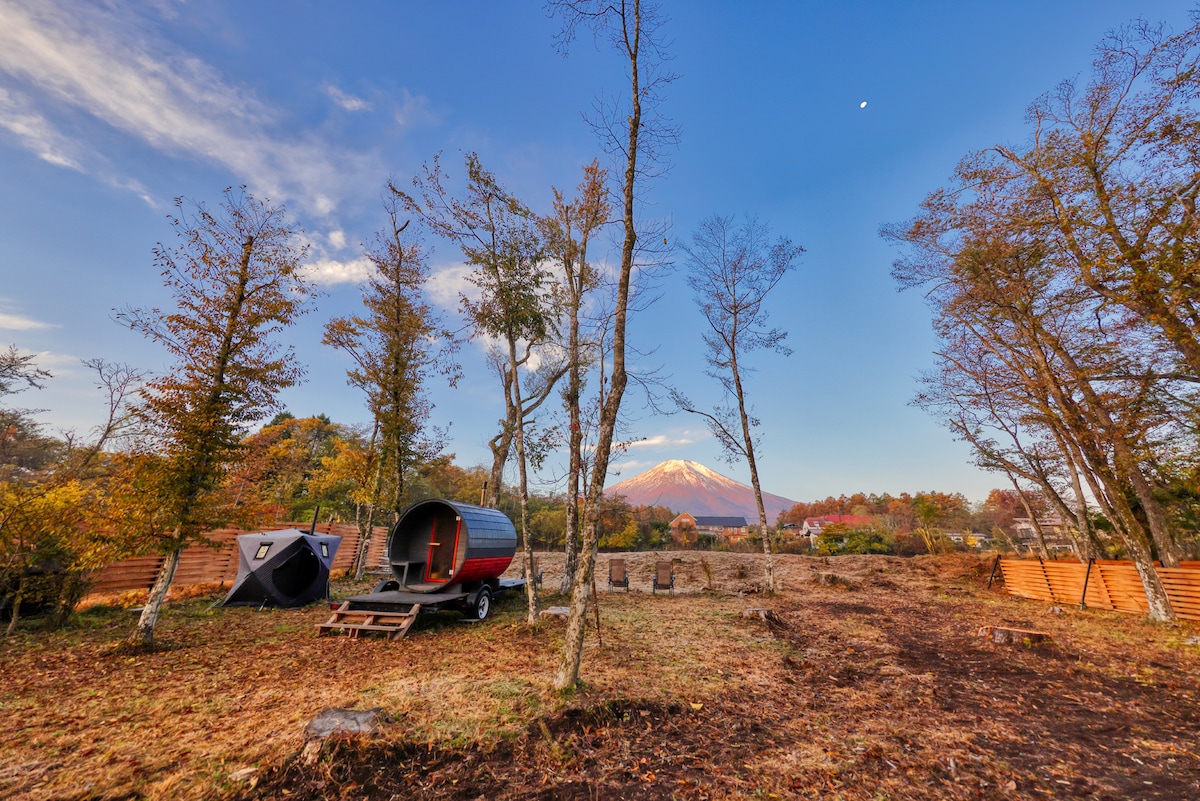 Vintage Cabin01/Stretchtent/Panoramic Fuji scenery - Cabins for