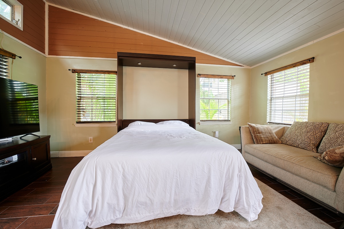 Chumba cha nyuma cha kitanda cha Murphy katika sebule