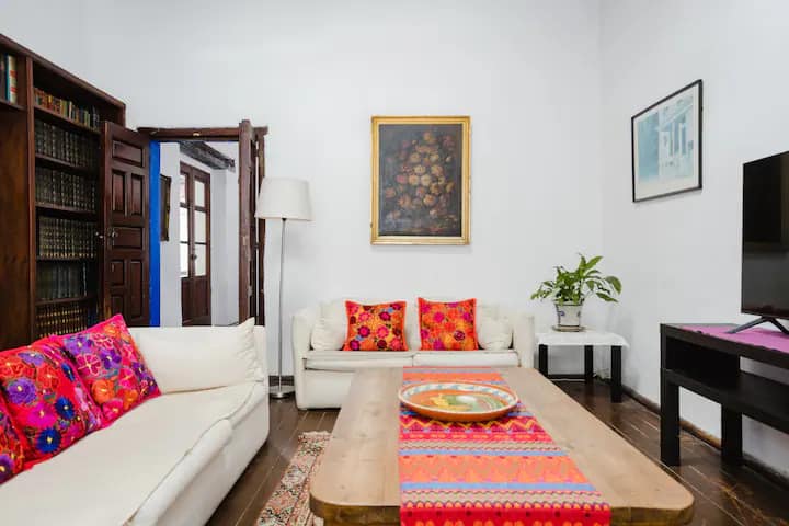Casa Omac | Maison Coloniale Avec Deux Cours - Mexico