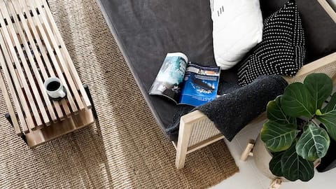 Top performing Airbnb: Loft in the Woods | A Designer Lake-View Cabin in Poughkeepsie / Newburgh