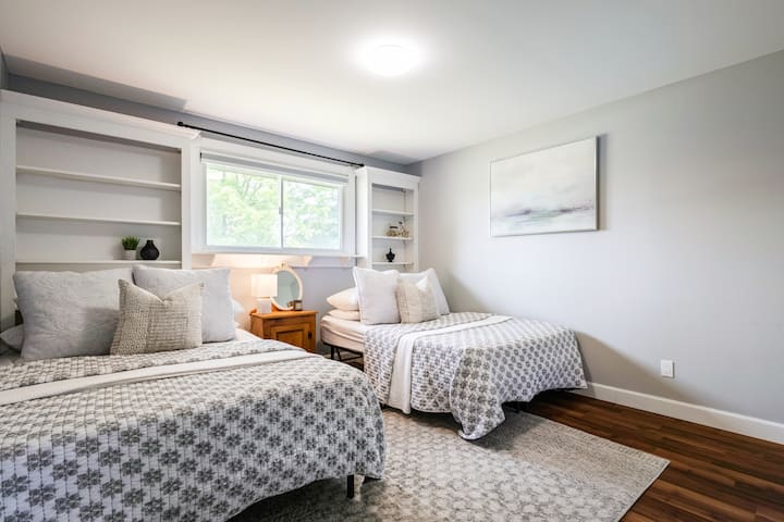 Chambre 2 à l'étage (2 lits doubles)