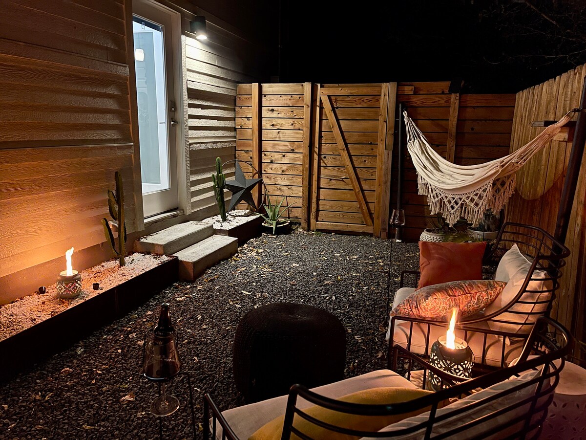 Modern East 7th House with Private Hot Tub & Yard