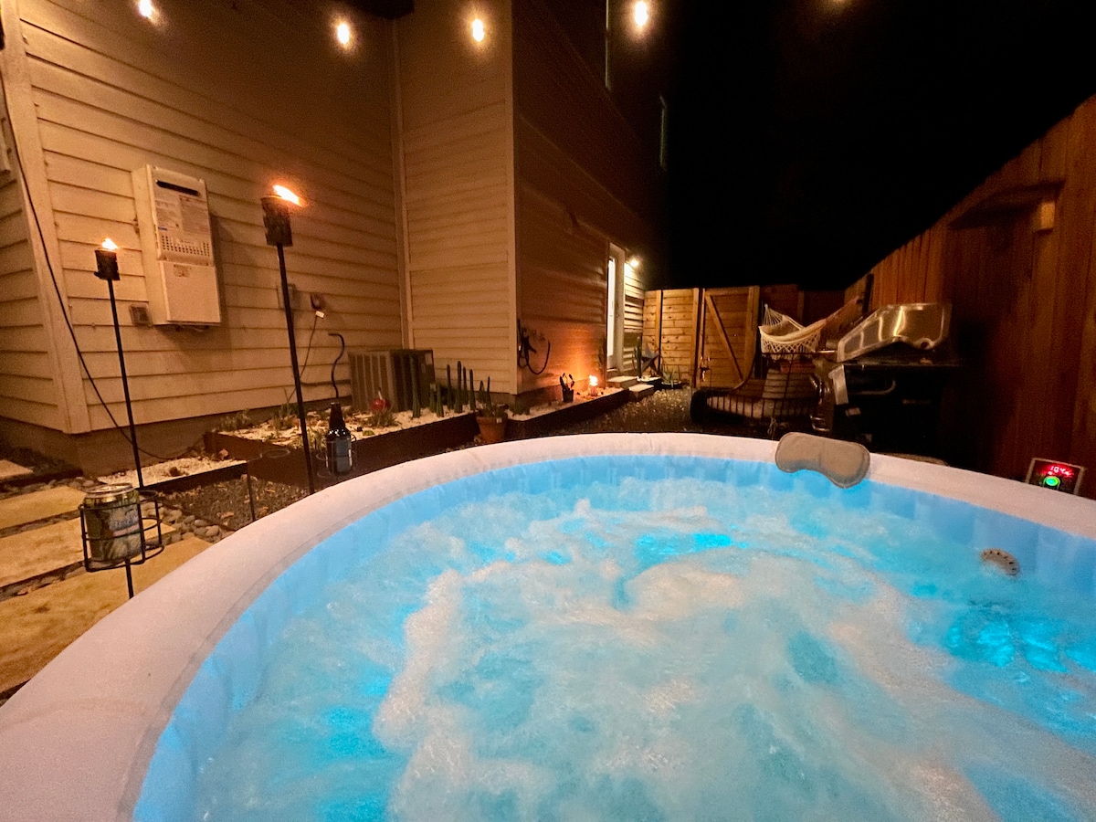 Modern East 7th House with Private Hot Tub & Yard