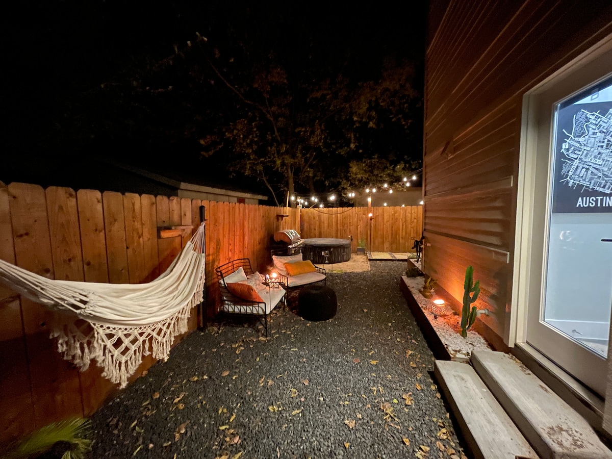 Modern East 7th House with Private Hot Tub & Yard