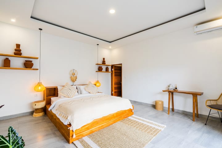 Comfortable bedding and fully air-conditioned