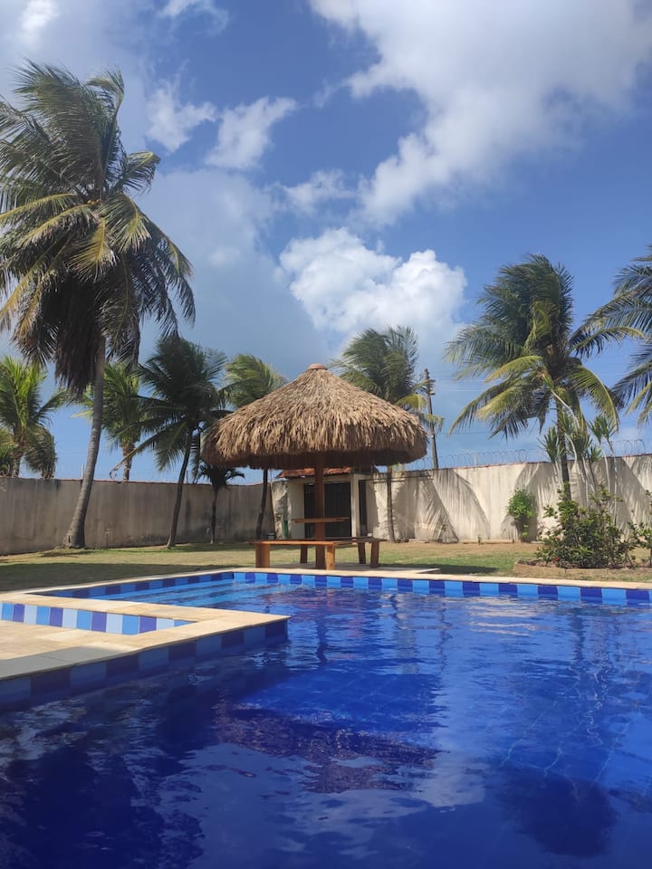 Cumbuco Mansion, swimming pool, facing the sea, 25 people