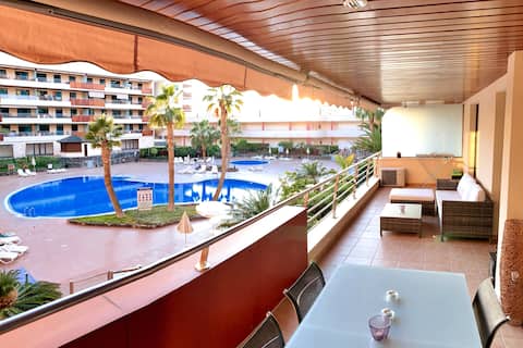 Airbnb con mejor rendimiento: Holidays and work Los Gigantes, Internet 600 Mb en Santiago Del Teide