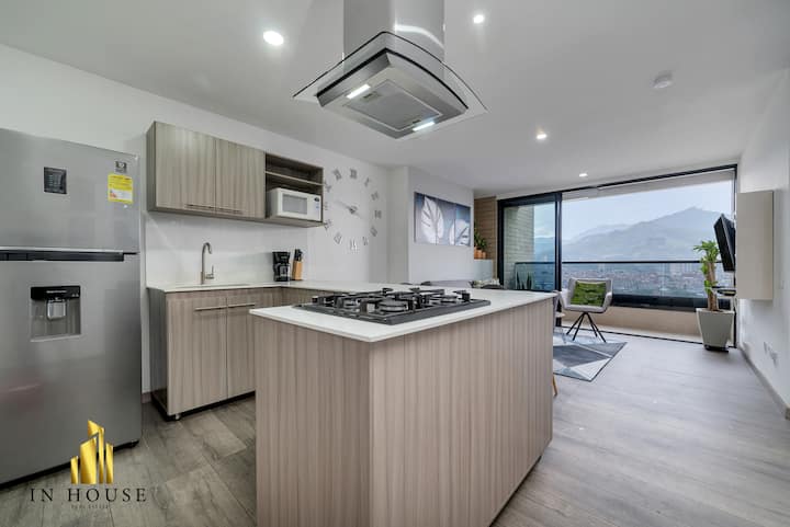 Class 48 1603 - Apartamento Sofisticado Con Vistas - Sabaneta