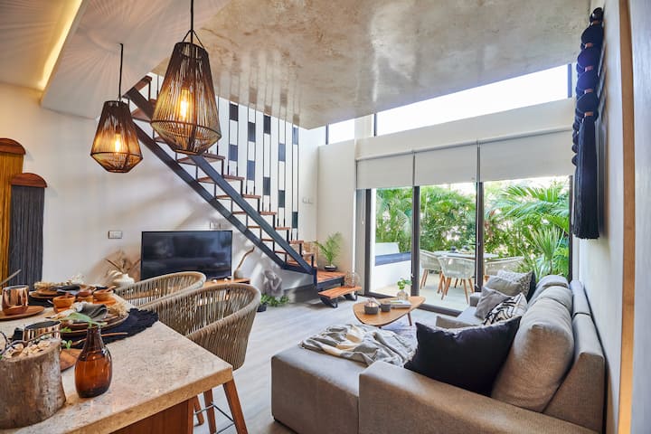 ที่พักตกแต่งอย่างสวยงาม