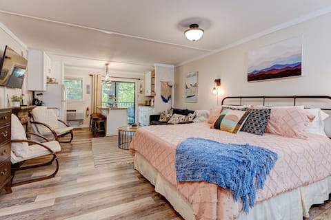 Top performing Airbnb: Cozy-Chic Studio w/Rumbling Bald amenities! in Lake Lure