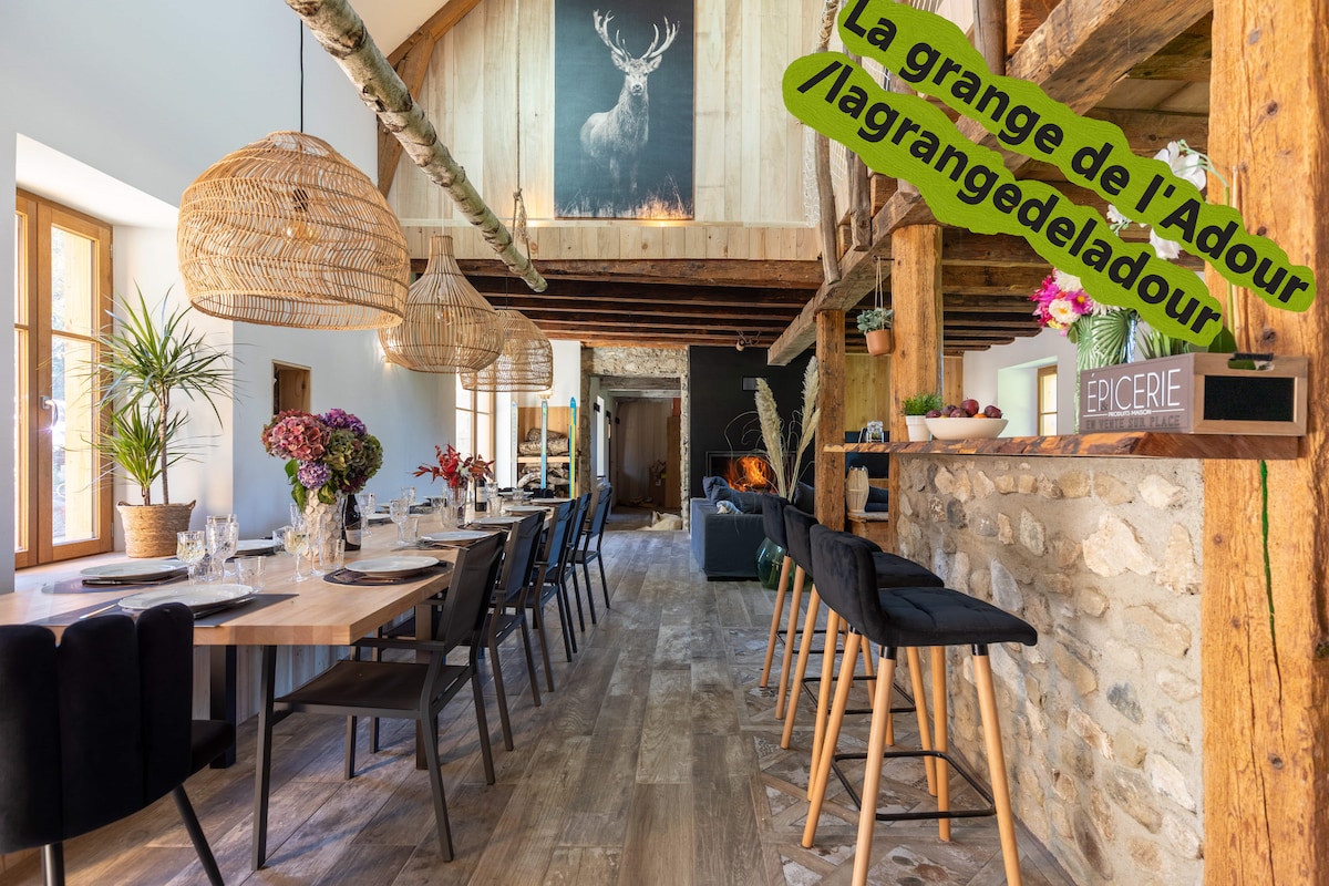 Airbnb con mejor rendimiento: La Grange de l'Adour – Trassouet. Sauna, outdoor bath. en Campan