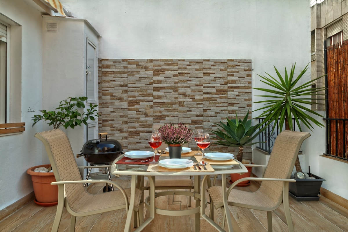 Top Airbnb: Lovely Studio-Penthouse superb terrace in Cristo De La Epidemia