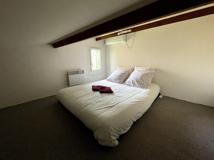 Habitación doble abuhardillada