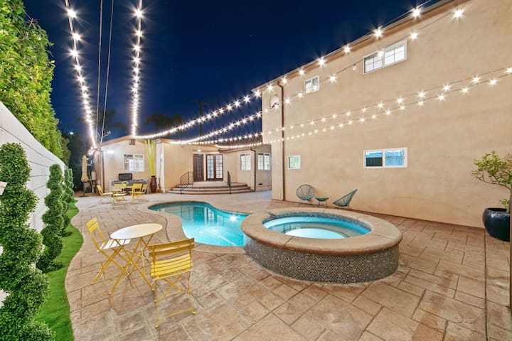 Spanish 5BR Villa w/ Pool and detached Guest House