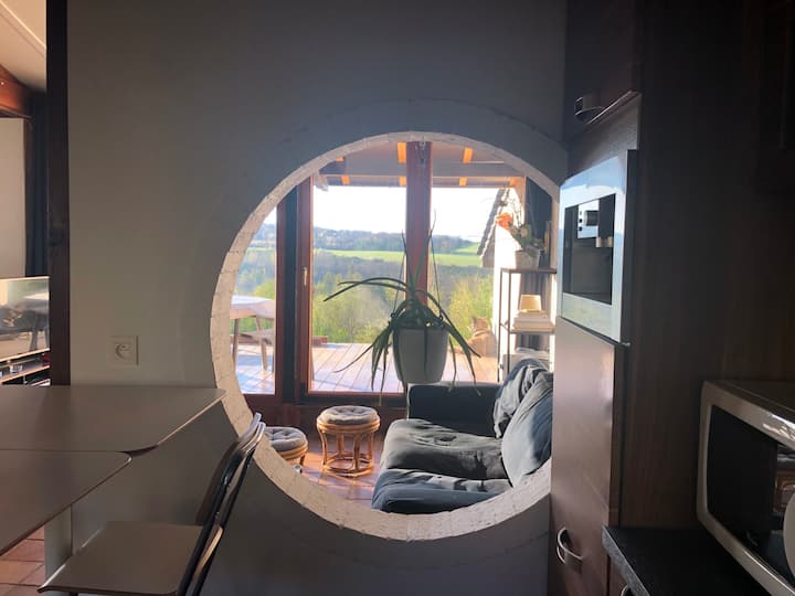 Cottage Cosy Avec Feu Terrasse Vue Exceptionnelle - Virton