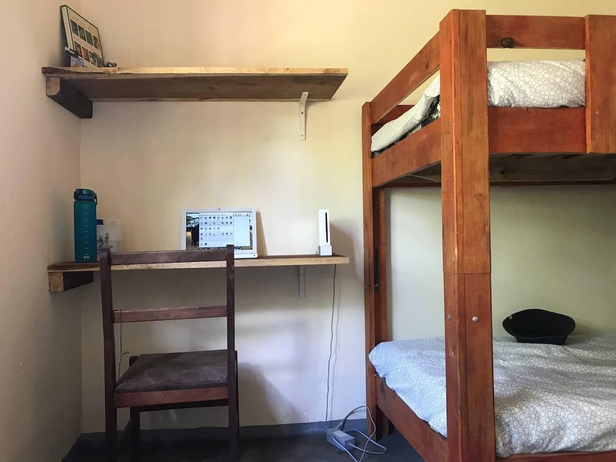 Private bedroom with single bed, bunk bed and desk Houses for Rent in Chilonga, Northern